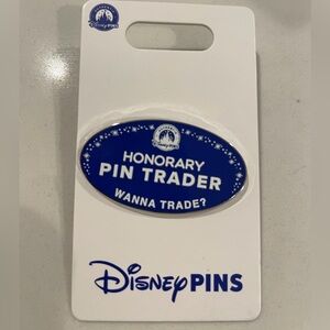 Disney Blue Honorary Pin Trader Badge